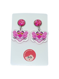 Pink Panther Earrings