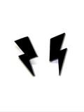Black Rays Earrings