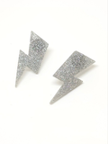Pendientes Rayos glitter iris