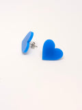 Pendientes Corazones azules