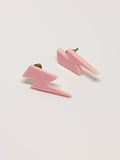 Mini Pink Rays Earrings
