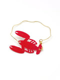 Pulsera dorada Langosta