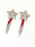 Pendientes glam Rayos y estrellas