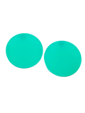 Turquoise Circles Maxi Earrings