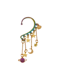 Pendiente ear cuff Estrellas y luna