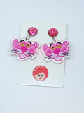 Pink Panther Earrings
