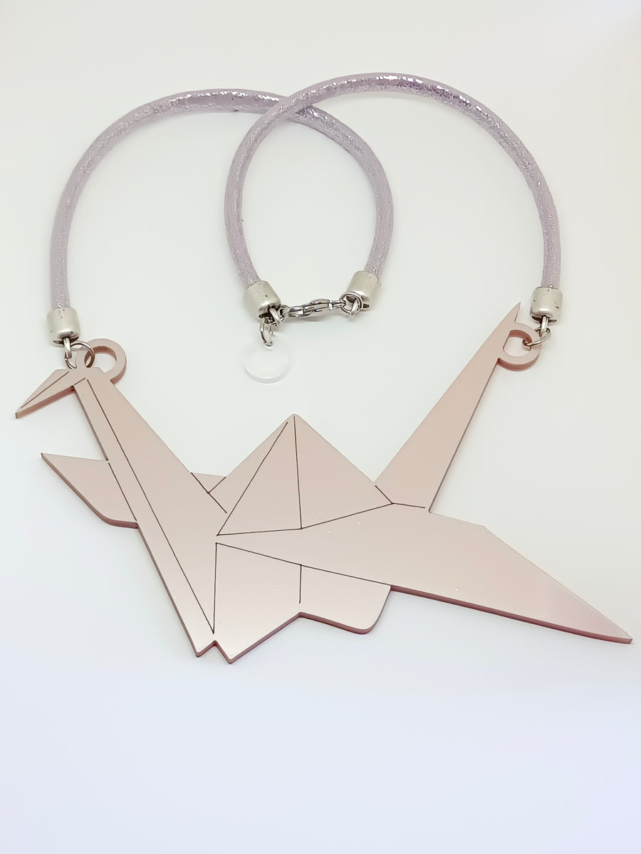 Abalorios para pendientes con diseño de origami, colgantes de