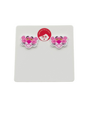 Pendientes botón minis Pantera rosa