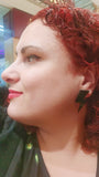 Black Rays Earrings