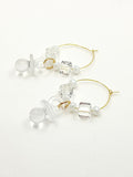 Lucky lollipop hoop earrings