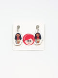 Pendientes minis Kokeshi Vaiana