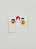 Epi and Blas mini button earrings