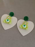 Loving Bear Heart Earrings