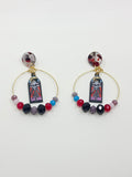 Pendientes aros vidriera Jack