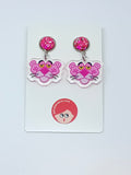 Pink Panther Earrings