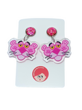 Pink Panther Earrings