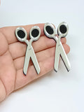 Pendientes Tijeras espejo