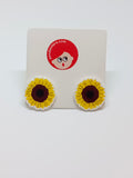 Pendientes Girasol