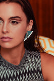 Art Deco wings earrings