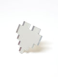 Anillo Corazón pixel espejo