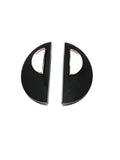 Art Deco semicircle earrings