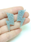 Pendientes Rayos glitter iris