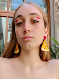 Pizza Earrings