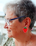Pendientes Fresas
