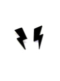 Black Rays Earrings