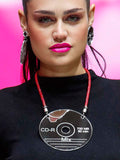 Mirror CD necklace