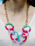 Collar cadena de Círculos