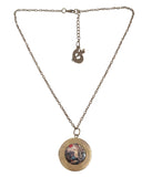 Collar locket Libertad guiando al pueblo