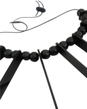 Collar negro Rayos de sol