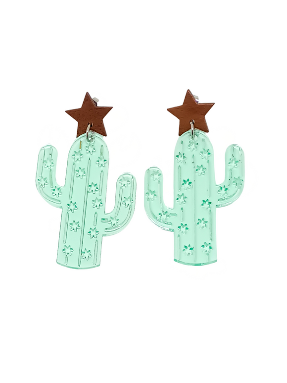 Pendientes Cactus