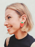 Pendientes Fresas