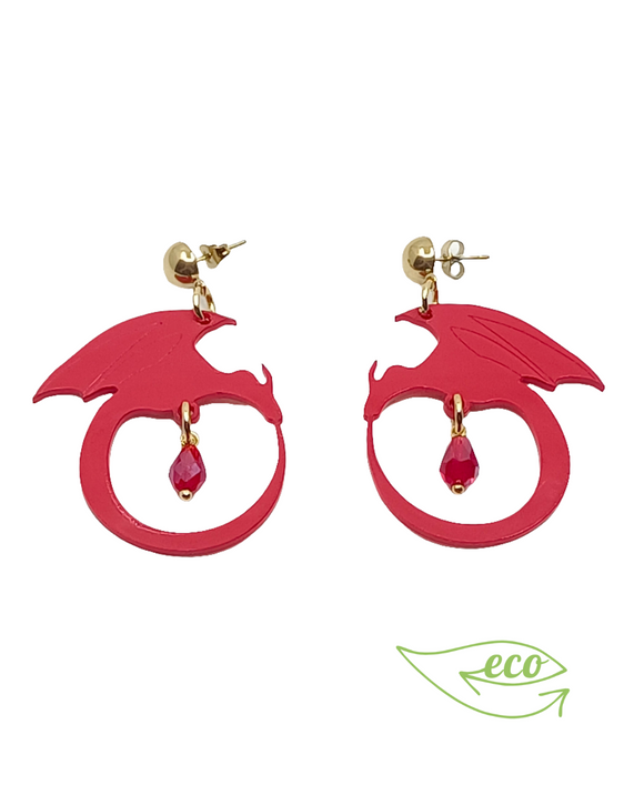 Pendientes Alas de sangre - dragones