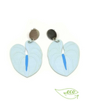 Pendientes Anturios azules
