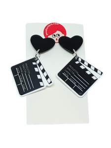Pendientes Claquetas de cine