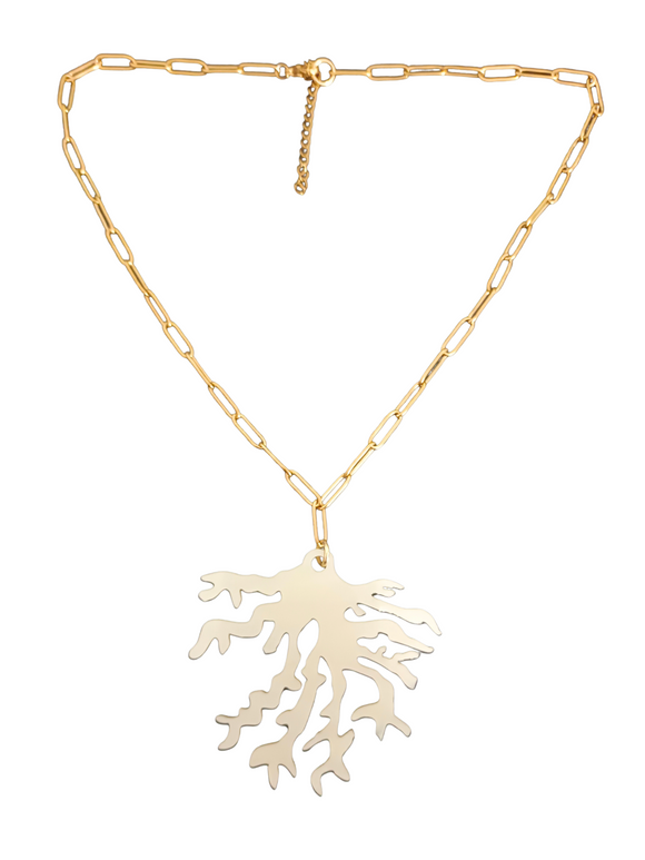 Collar Coral blanco nacarado