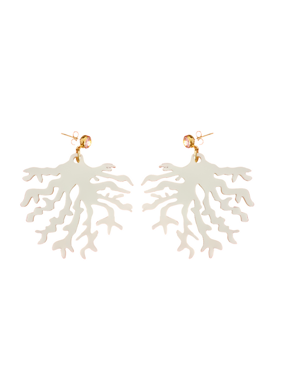 Pendientes Coral nacarado