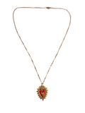 Collar Sagrado Corazón rojo