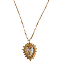 Collar Sagrado Corazón blanco