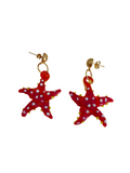 Pendientes de vidrio Estrellas de mar