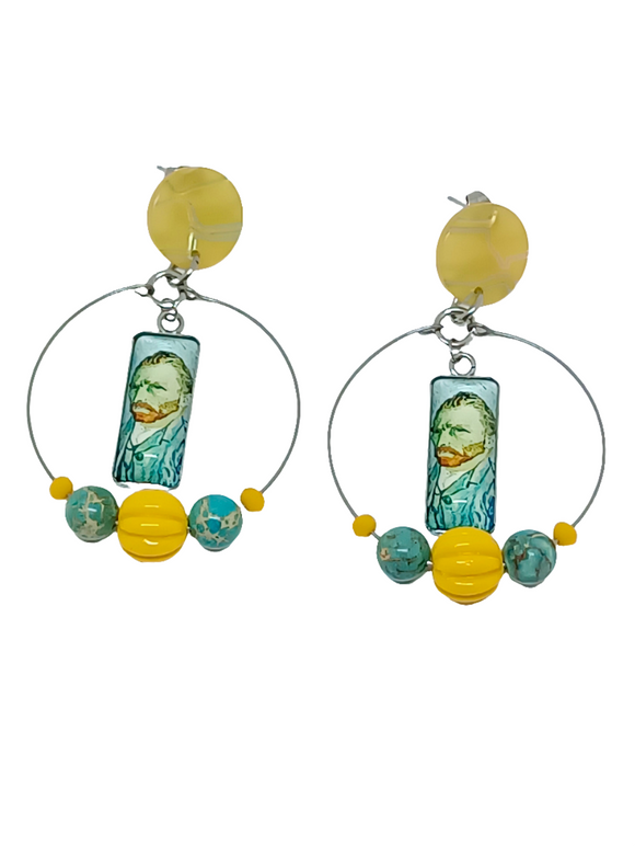 Pendientes aros Van Gogh