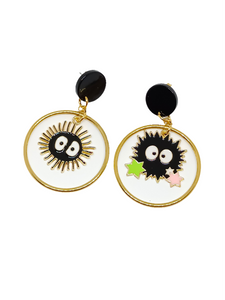 Pendientes Susuwatari y aro