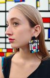 Kokeshi Mondrian Earrings