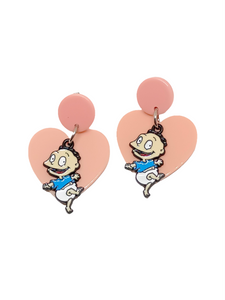 Pendientes bebé Tommy y corazón