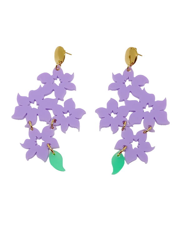 Yellow Wild Flowers Earrings