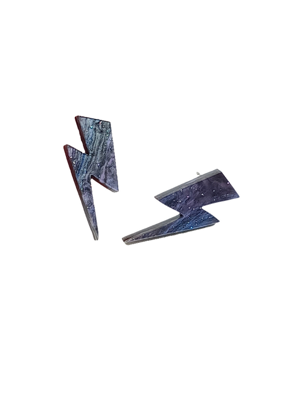 Pendientes Rayos minis galaxia