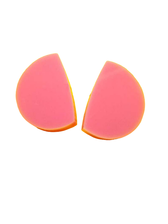 Pendientes Luna rosa
